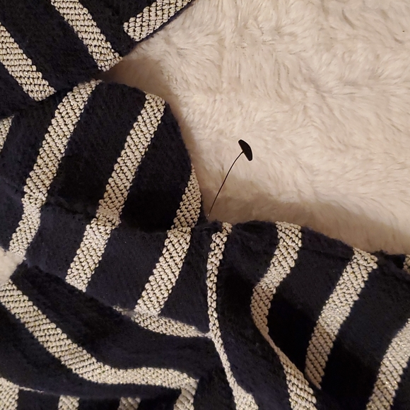 NWOT crown & ivy shimmery striped sweater - Picture 8 of 8